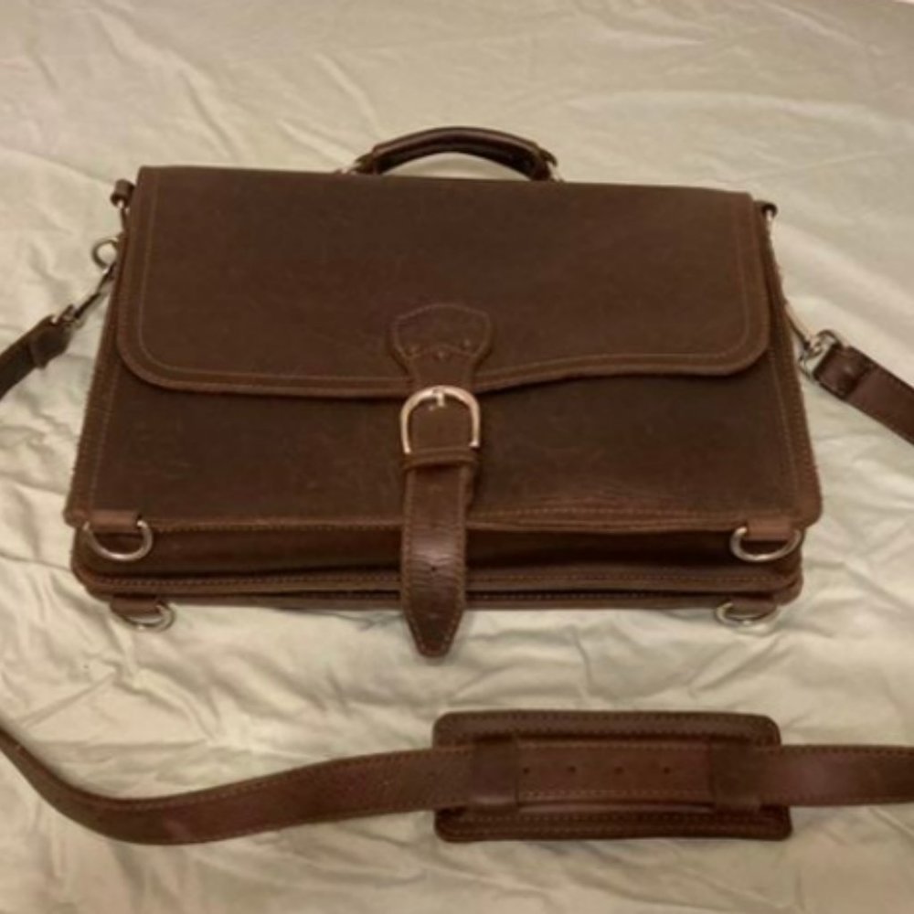 Saddleback leather briefcase